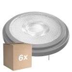 Flerpack 6x Ledvance Superior LED Spot Reflektor G53 AR111 7.4W 450lm 24D - 927 Extra Varm Vit | Bästa färgåtergivning - Dimbar - Ersättare 50W